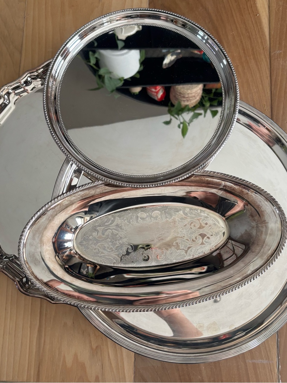 Silver Serving Trays